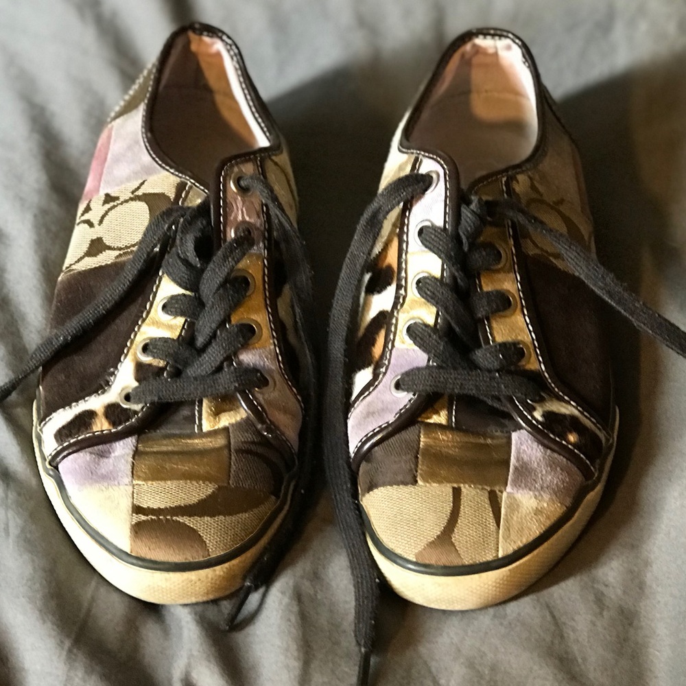 Coach Dawnell Patchwork Sneaker - image 1